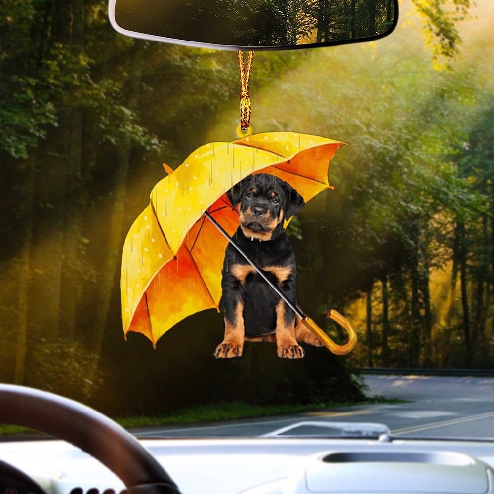 Rottweiler 1-The Umbrella Two Sides Ornament