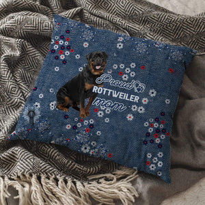 Rottweiler 1 Pround Mom-Pillow Case