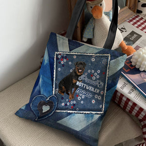 Rottweiler 1 Pround Mom2-Cloth Tote Bag