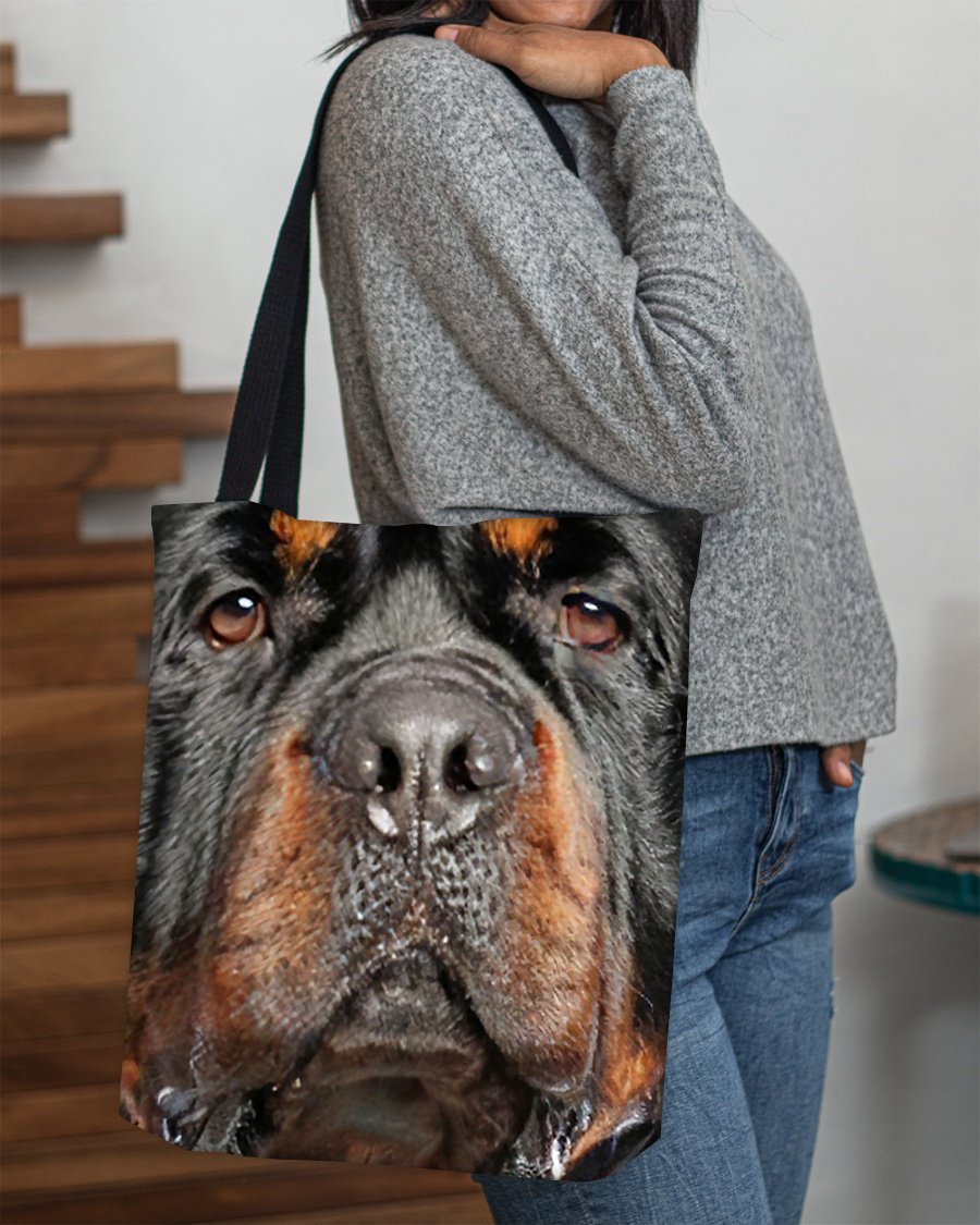 Rottweiler 2 Face-Cloth Tote Bag