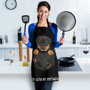 Rottweiler  Cookin' With Me Apron