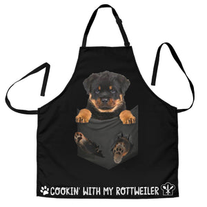 Rottweiler  Cookin' With Me Apron