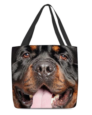 Rottweiler Face-Cloth Tote Bag