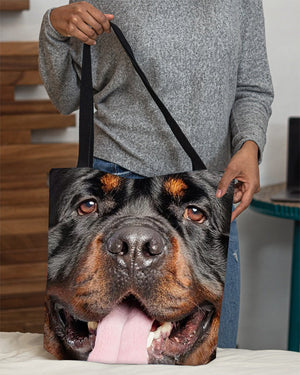 Rottweiler Face-Cloth Tote Bag