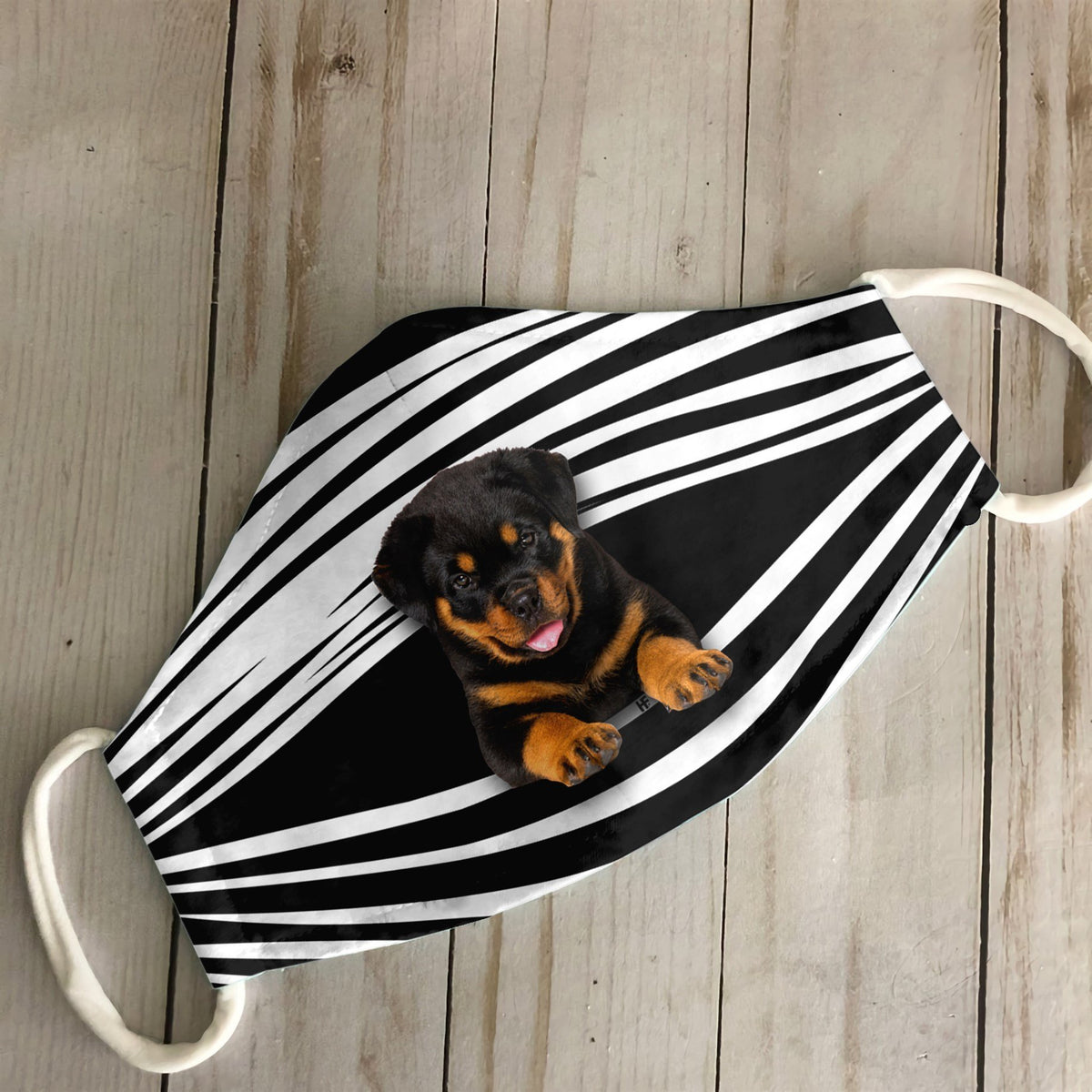 Rottweilers Stripes EZ16 1807 Face Mask
