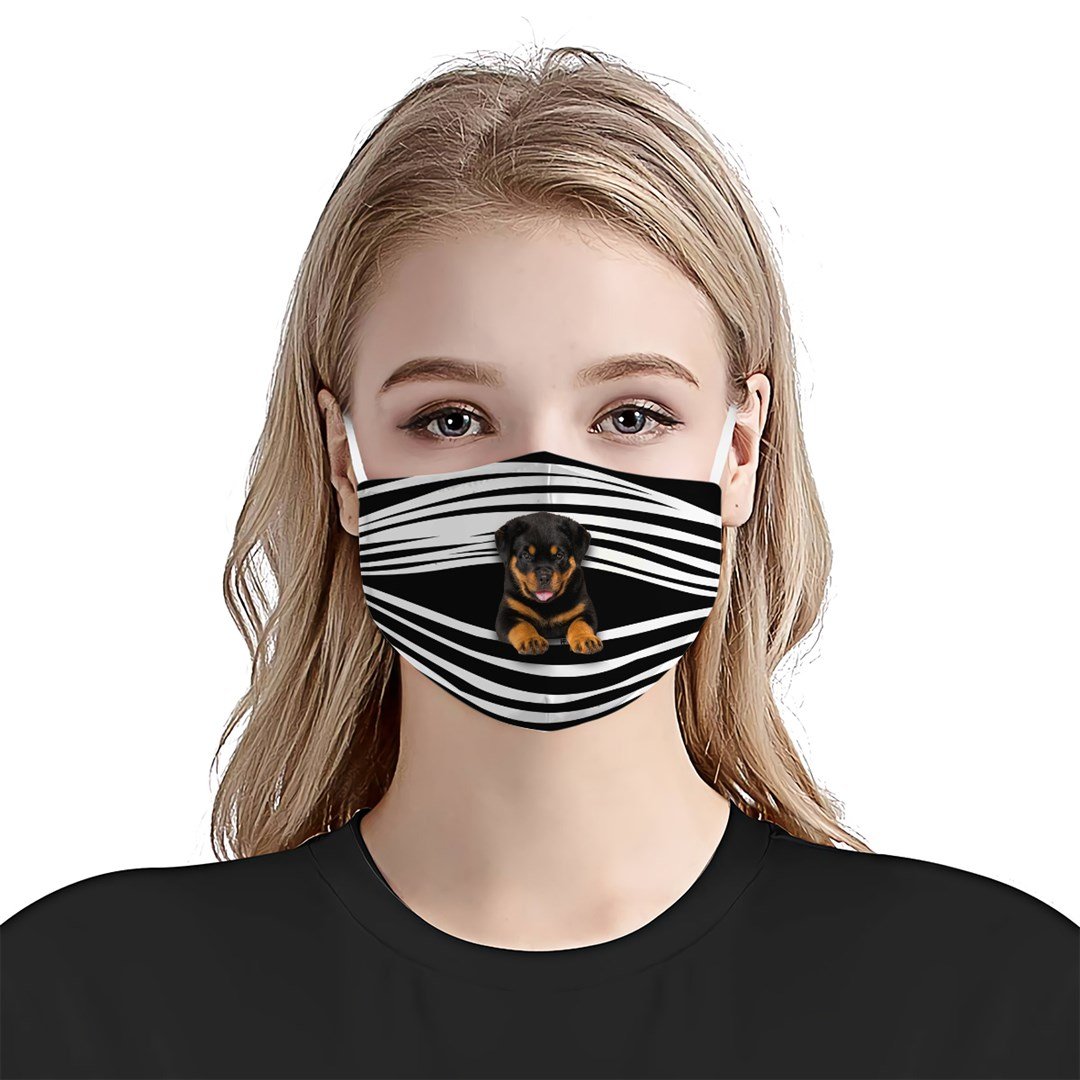 Rottweilers Stripes EZ16 1807 Face Mask
