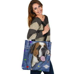 ST BERNARD-The Rainbow-Cloth Tote Bag