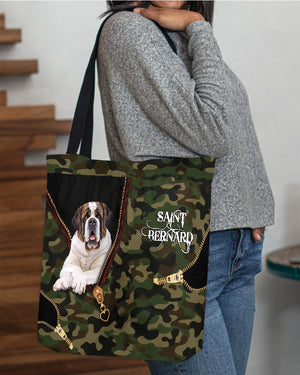 Saint-Bernard Camo Cloth Tote Bag