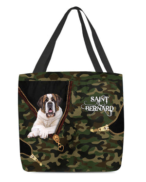 Saint-Bernard Camo Cloth Tote Bag