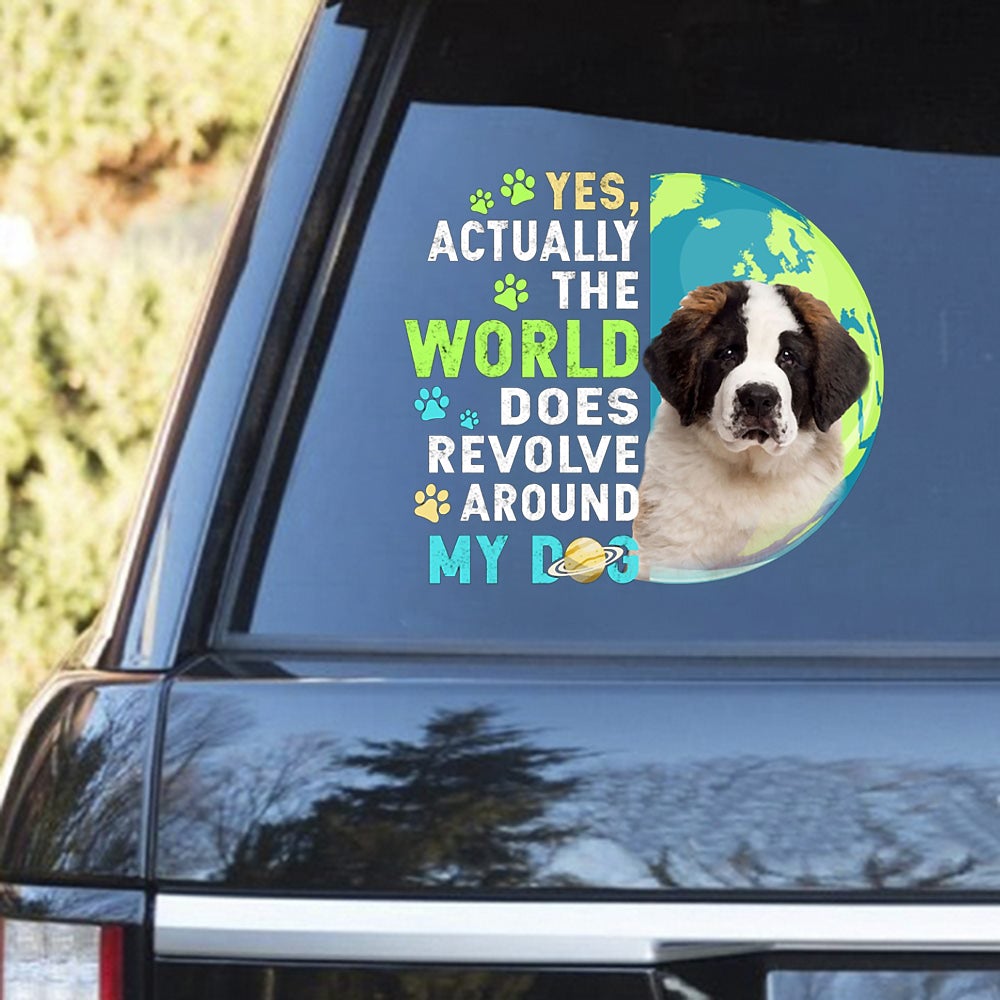 Saint Bernard Revolve Around Decal