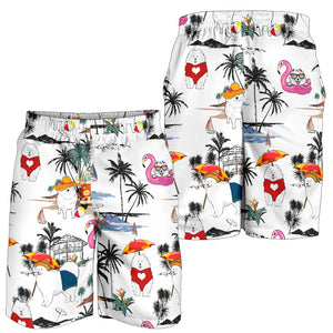 Samoyed-Summer Beach Mens Shorts