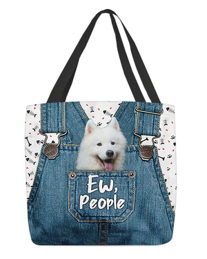 Samoyed-EW people-Cloth Tote Bag