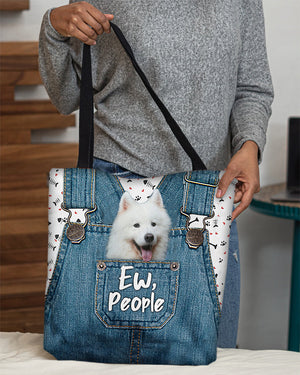 Samoyed-EW people-Cloth Tote Bag