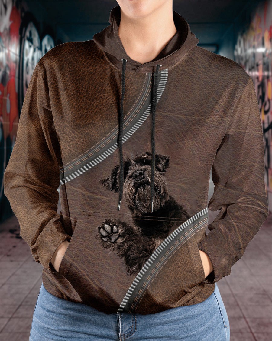 Schnauzer-Never Walk Alone Hoodie