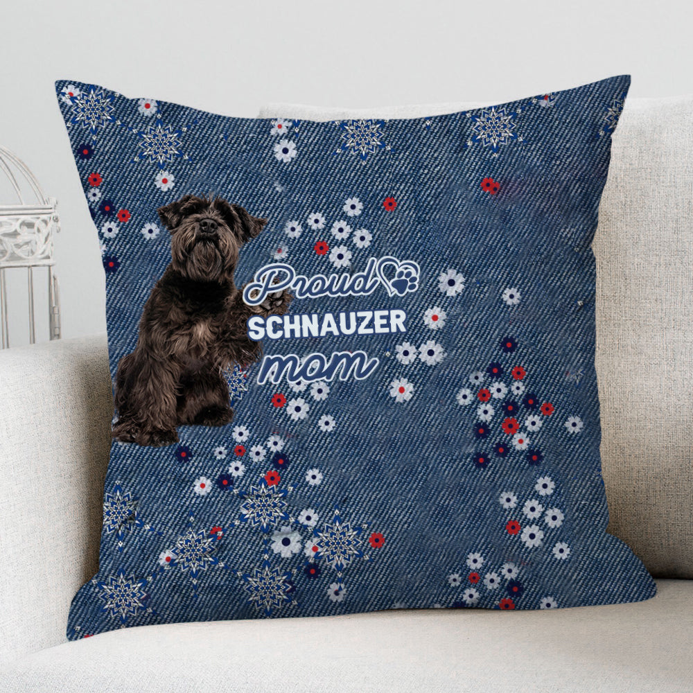 Schnauzer 2 Pround Mom-Pillow Case