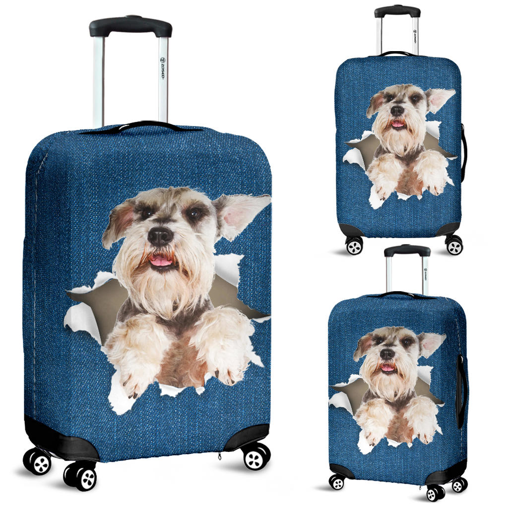 Schnauzer 3-Torn Paper Luggage Covers