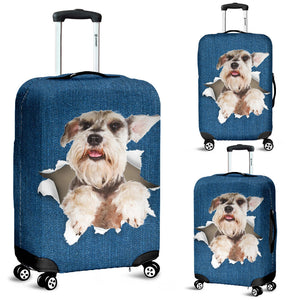 Schnauzer 3-Torn Paper Luggage Covers