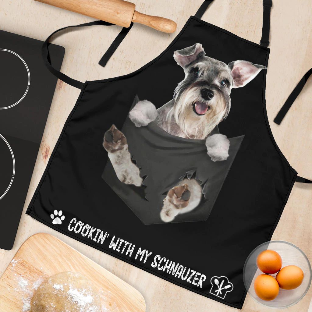 Schnauzer  Cookin' With Me Apron