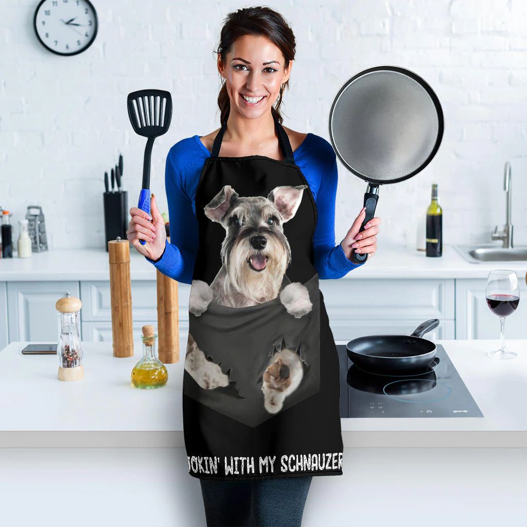 Schnauzer  Cookin' With Me Apron