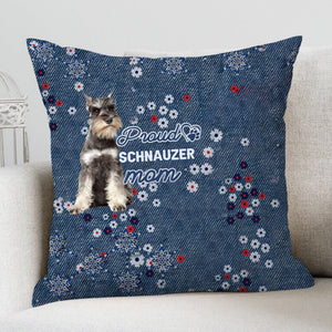 Schnauzer Pround Mom-Pillow Case