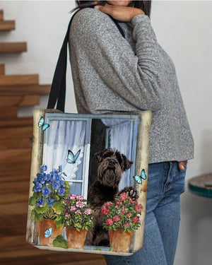 Schnauzer (1) Today I Choose Joy-Cloth Tote Bag