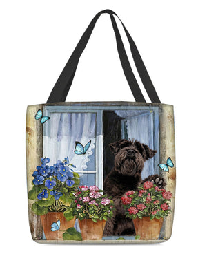 Schnauzer (1) Today I Choose Joy-Cloth Tote Bag