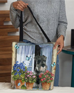 Schnauzer (2) Today I Choose Joy-Cloth Tote Bag