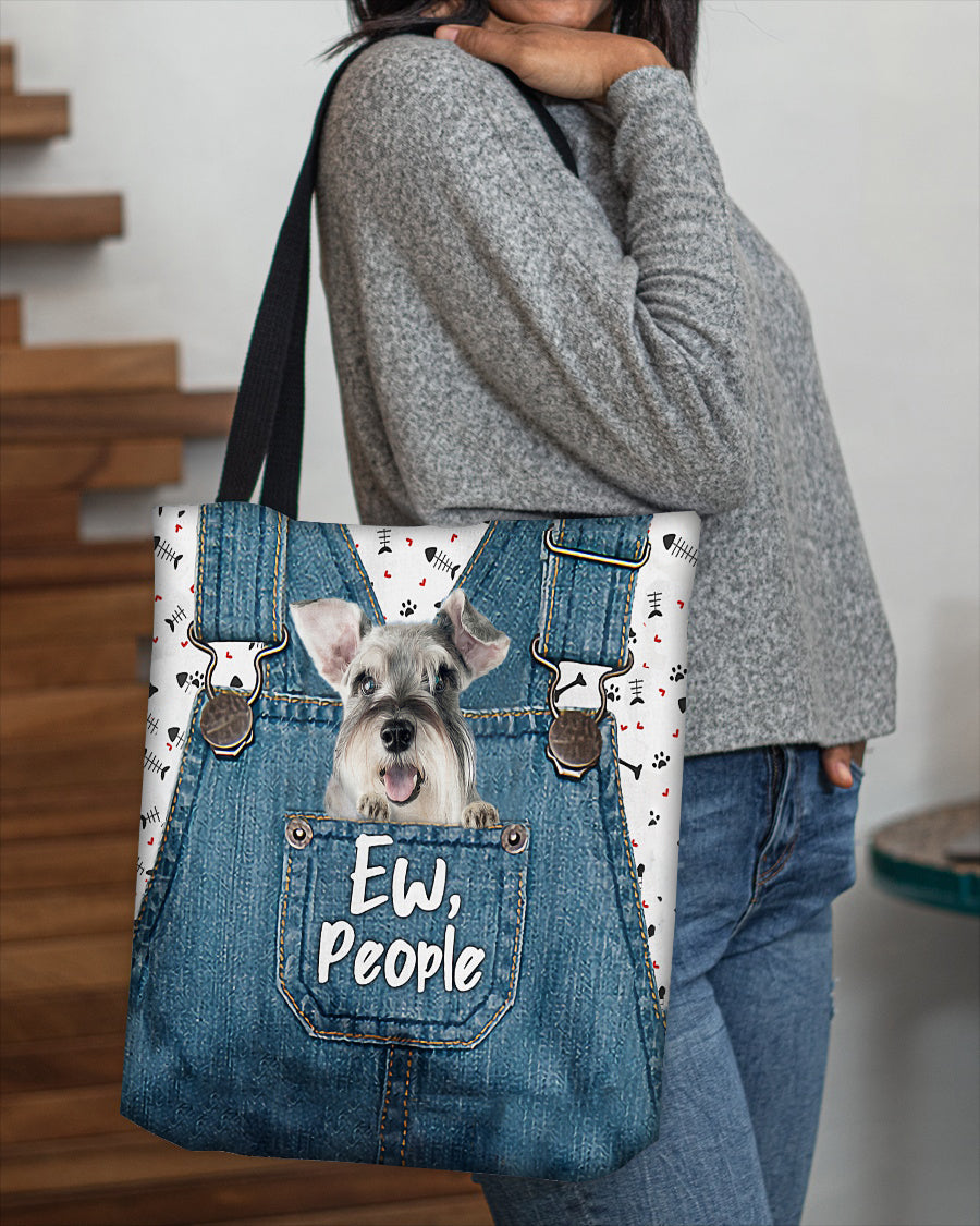 Schnauzer-EW people-Cloth Tote Bag