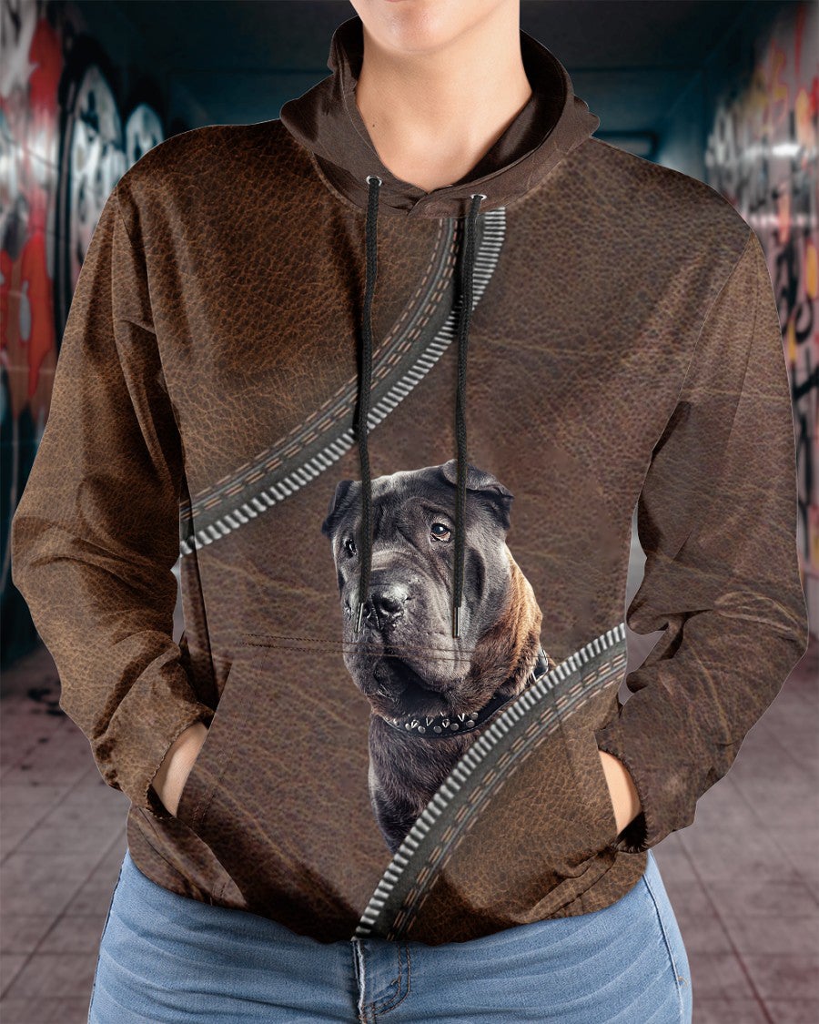 Shar Pei-Never Walk Alone Hoodie