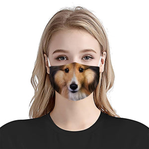 Premium Sheltie Shetland EZ05 1704 Face Mask 1