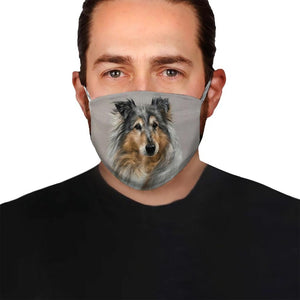 Premium Sheltie Shetland EZ05 1704 Face Mask 2