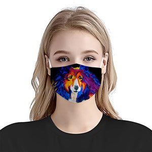 Premium Sheltie Shetland EZ05 1704 Face Mask 3