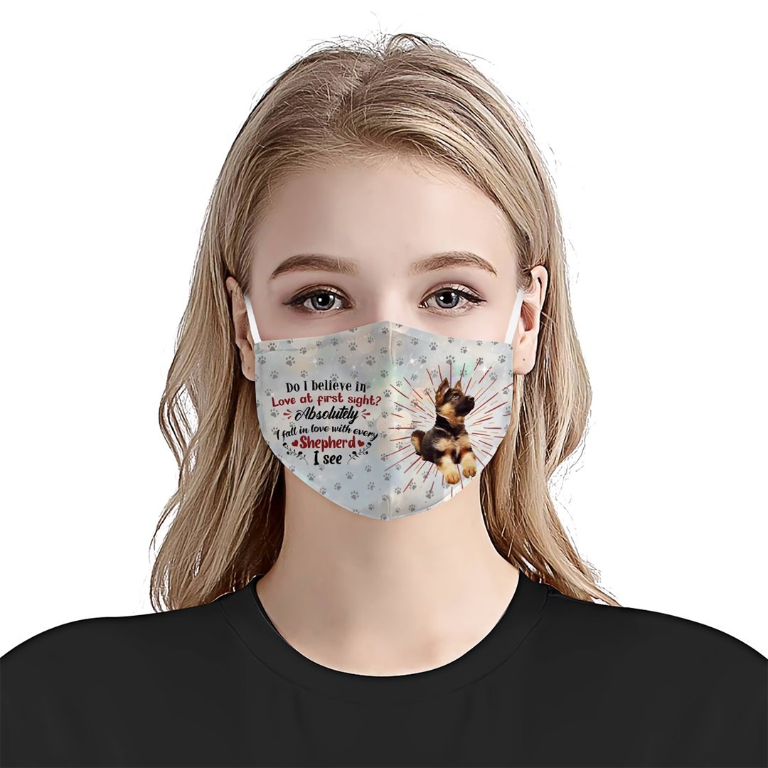 Shepherd I See White EZ16 0907 Face Mask
