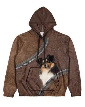 Shetland Sheepdog-Never Walk Alone Hoodie