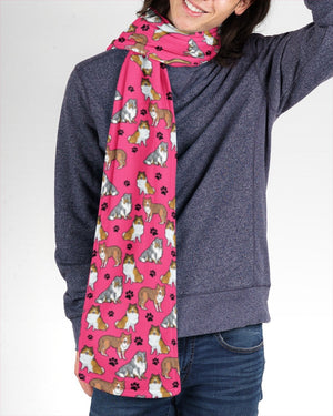 Shetland Sheepdog-Paw Dog Scarf