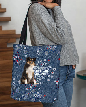 Shetland Sheepdog Pround Mom-Cloth Tote Bag