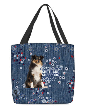 Shetland Sheepdog Pround Mom-Cloth Tote Bag