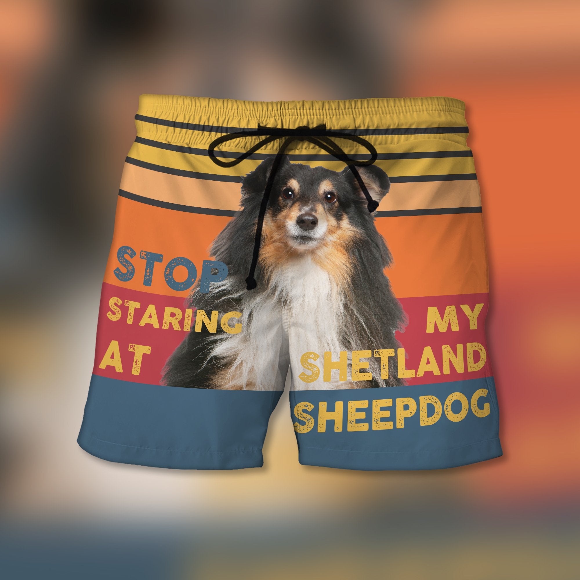 Stop Staring At My Shetland Sheepdog - Custom Trunks