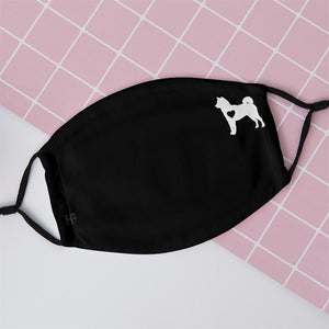 Shiba Inu Heart EZ07 2008 Face Mask