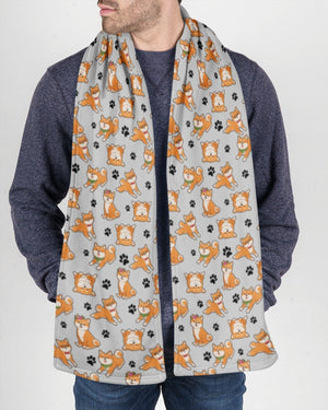 Shiba Inu-Paw Dog Scarf