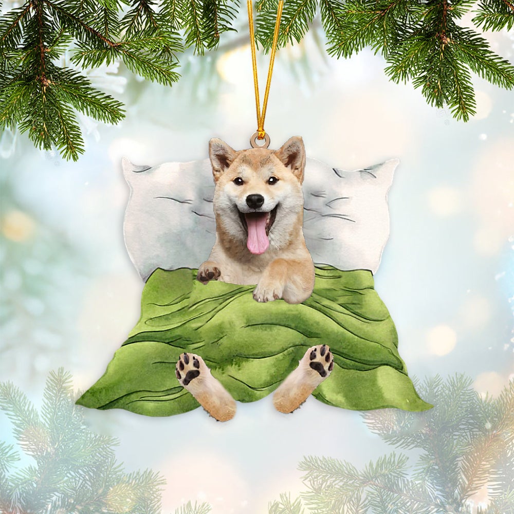 Shiba Inu-Sleep time Two Sides Ornament