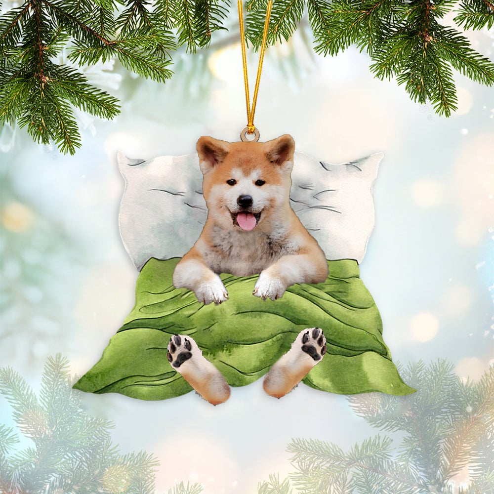 Shiba Inu1-Sleep time Two Sides Ornament