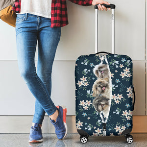 Shih Tzu-Flowers-Luggage covers