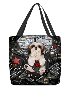 Shih Tzu-Rock Dog-Cloth Tote Bag