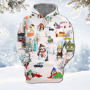 Shih Tzu-Winter Holiday Hoodie