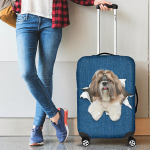 Shih Tzu 2-Torn Paper Luggage Covers