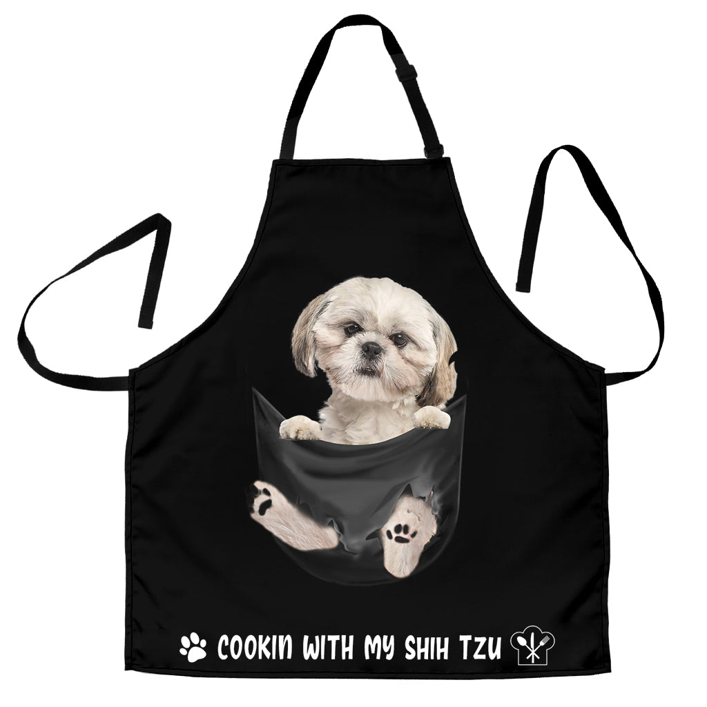 Shih Tzu 3 Cookin' With Me Apron