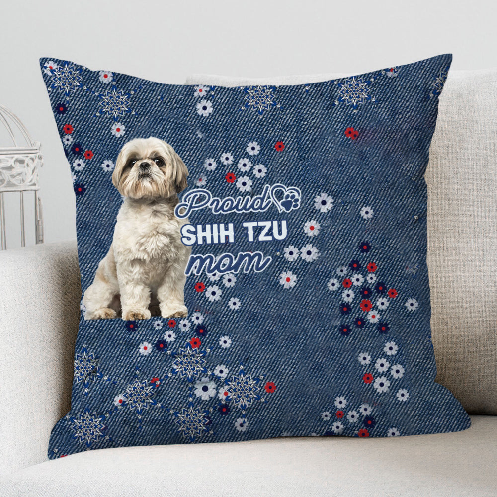 Shih Tzu 3 Pround Mom-Pillow Case
