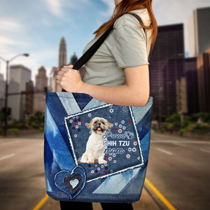 Shih Tzu2 Pround Mom2-Cloth Tote Bag