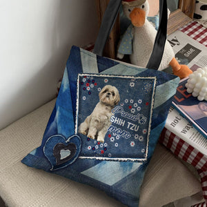 Shih Tzu 3 Pround Mom2-Cloth Tote Bag